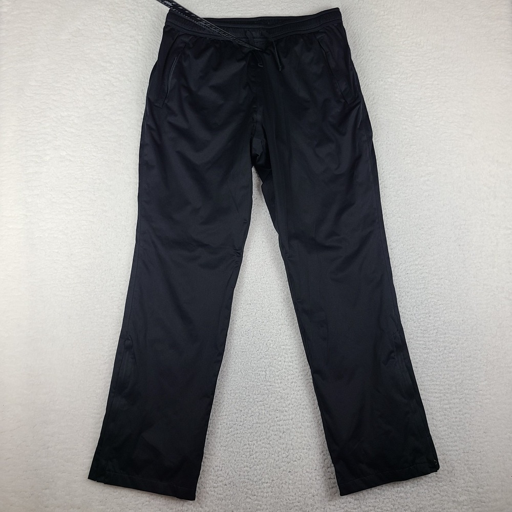 Under Armour Storm3 Pants Mens Medium Black Loose Lined Track Sweatpants